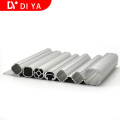 Flexible aluminum lean tube / pipe for warehouse storage racks, aluminum shelving systems